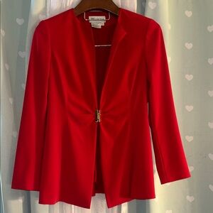 Vintage Worth Size 8 Red Women's Blazer